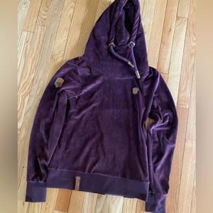 Naketano Velour Funnel Neck Hoodie